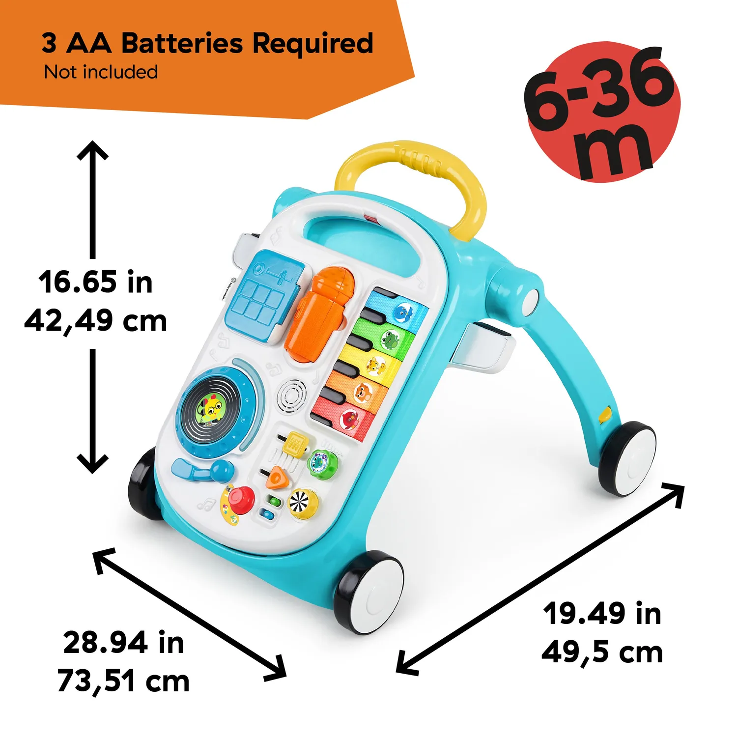 Baby Einstein Musical Mix N Roll Lauflernwagen 4-in-1