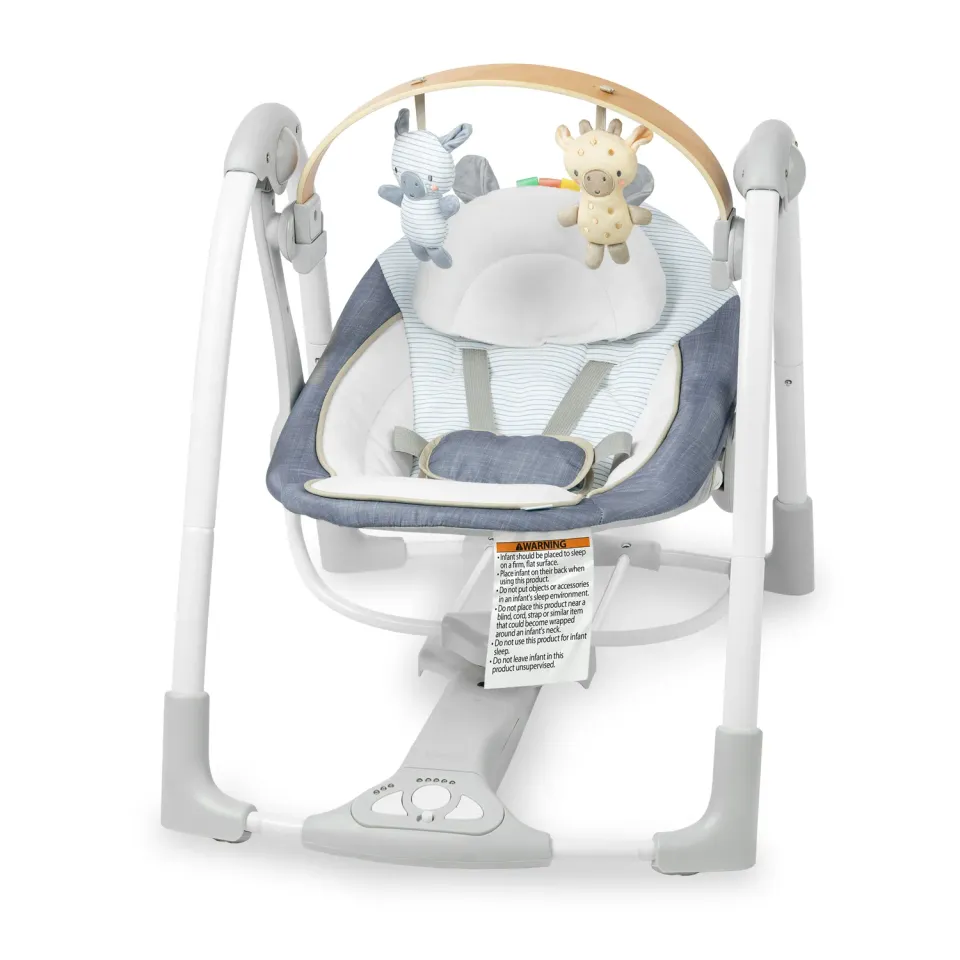 Ingenuity Swing n Go Babyschaukel Chambray tragbar USB