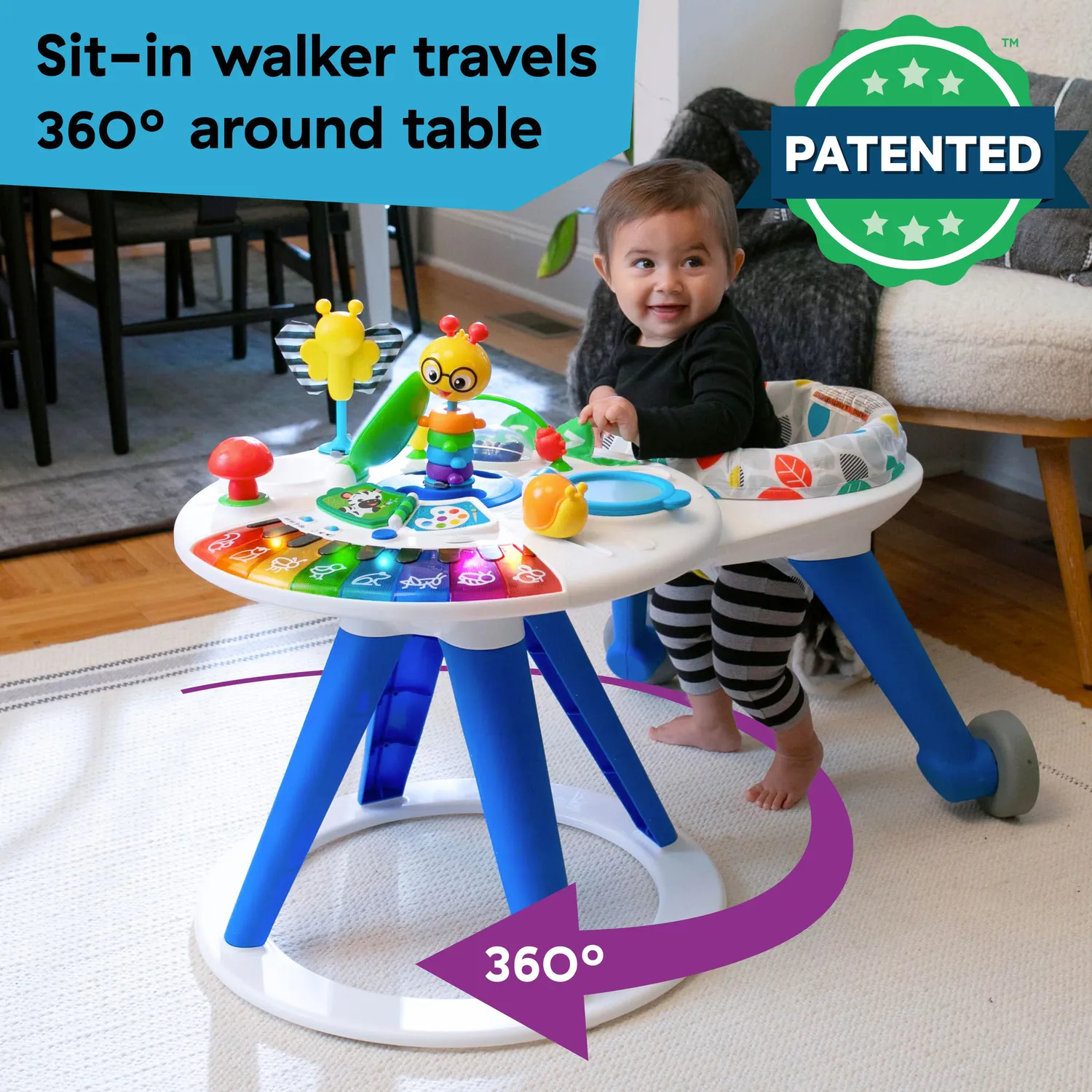 Baby Einstein Around We Grow 4-in-1 Aktivcenter 3-sprachig