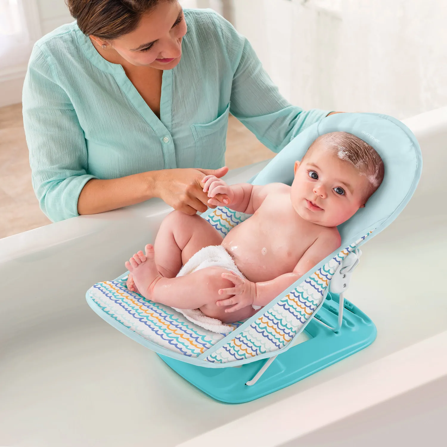 Summer Infant Deluxe Badesitz Netz 0-6 Monate waschbar