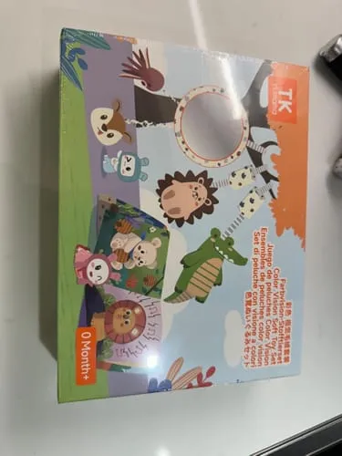 TUMAMA Tummy Time Set Spiegel Knisterbuch Rassel