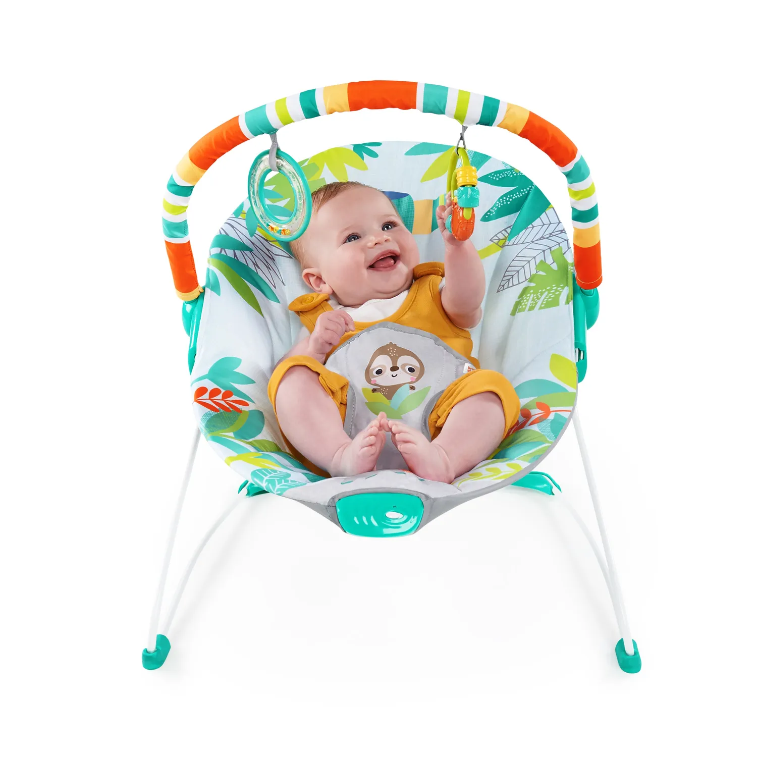Bright Starts Rainforest Vibes Babywippe Vibration