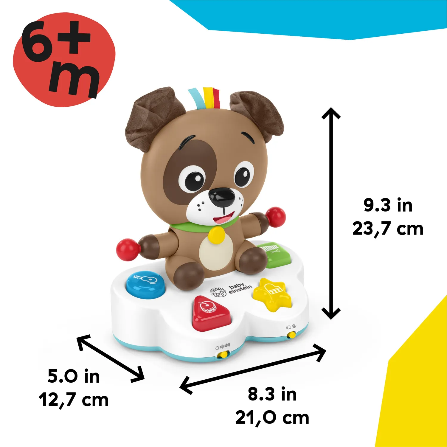 Baby Einstein Drum & Learn Dean Lernspielzeug 4 Sprachen