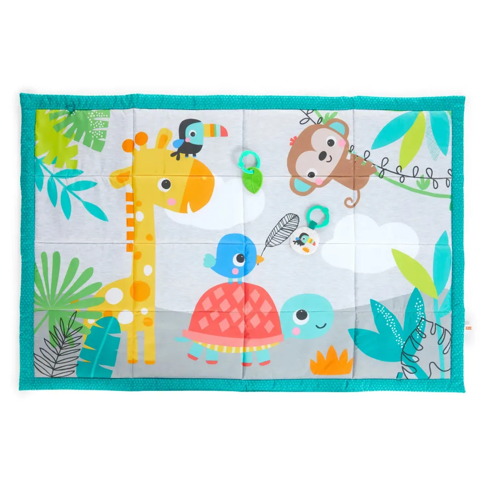 Bright Starts Roam About Spielmatte Jumbo waschbar Dschungel