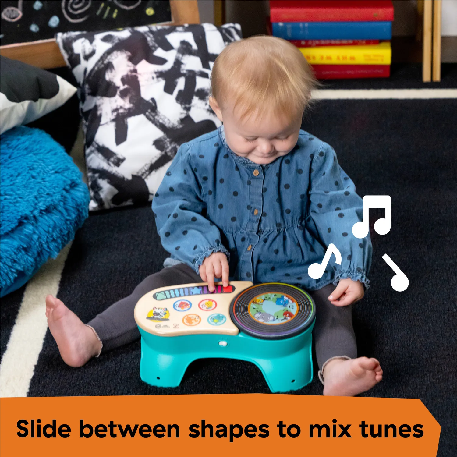 Baby Einstein DJ Discovery Magic Touch Plattenspieler Musikspielzeug Holz