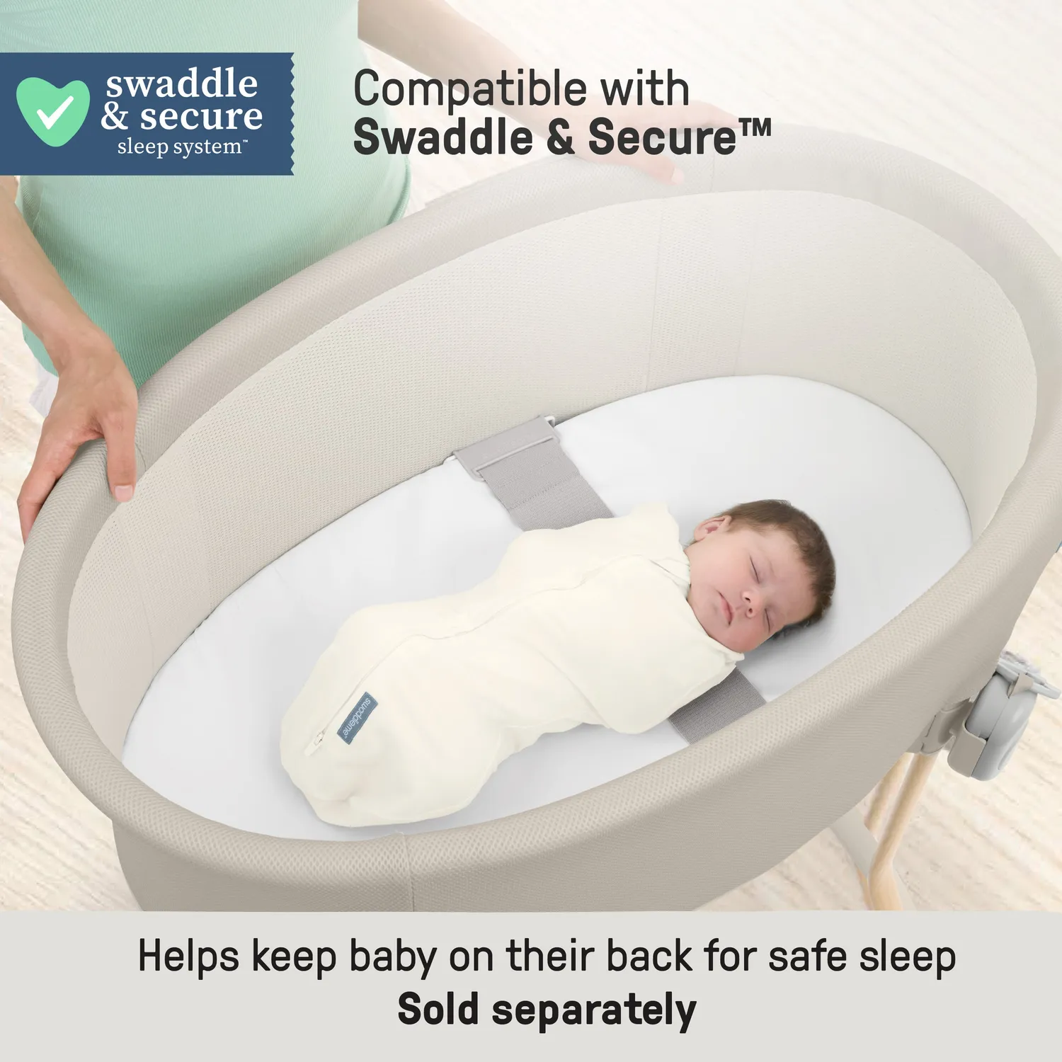 SwaddleMe Swaddle & Secure Stage 1 Pucksack Baumwolle Neugeborene