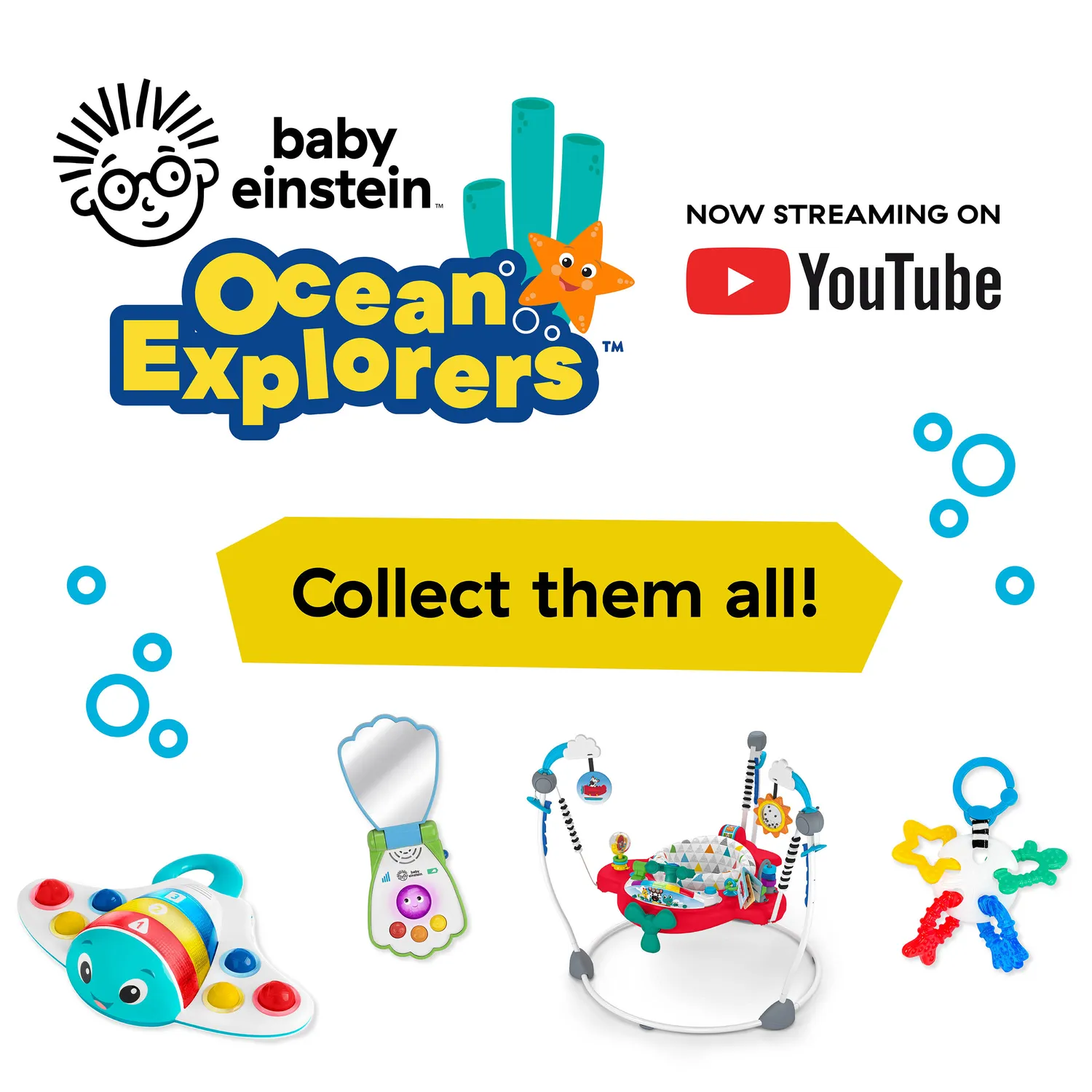 Baby Einstein Ocean Explorers Opus Stack Stapelbecher 5-teilig
