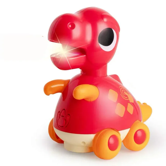 HOLA Cute Tyrannosaurus Touch & Go Krabbeldino mit Licht