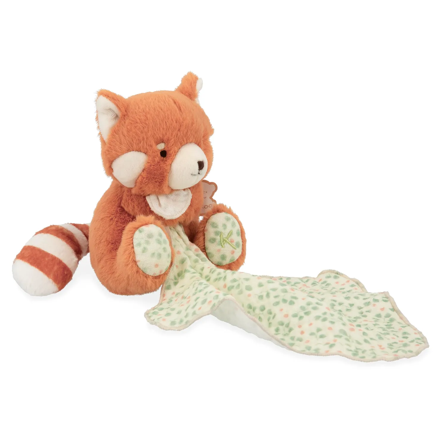 Kaloo Les Amis Kuscheltier Roter Panda 12 cm mit Tuch