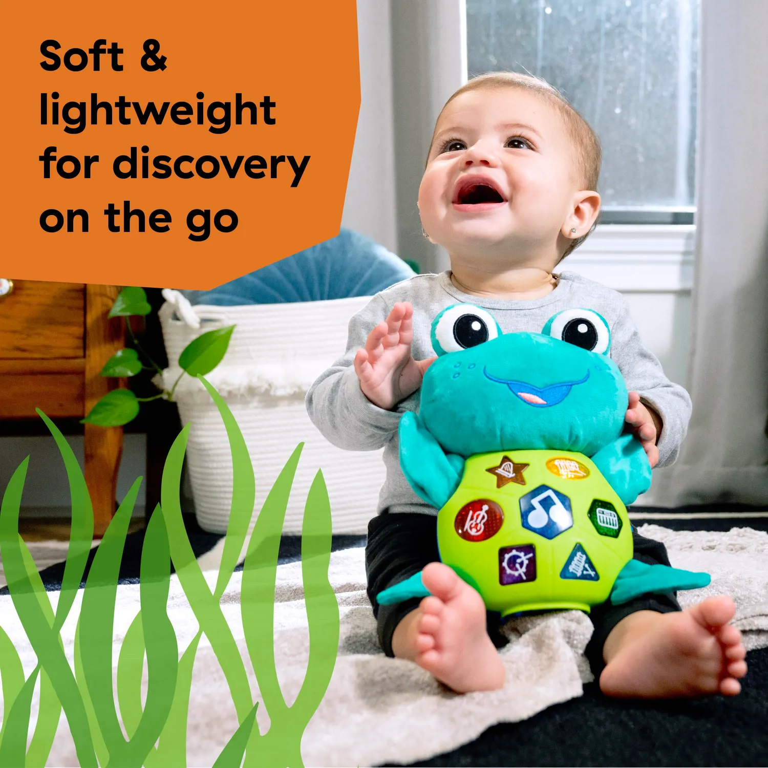 Baby Einstein Ocean Explorers Neptunes Cuddly Composer Plüsch mit Musik