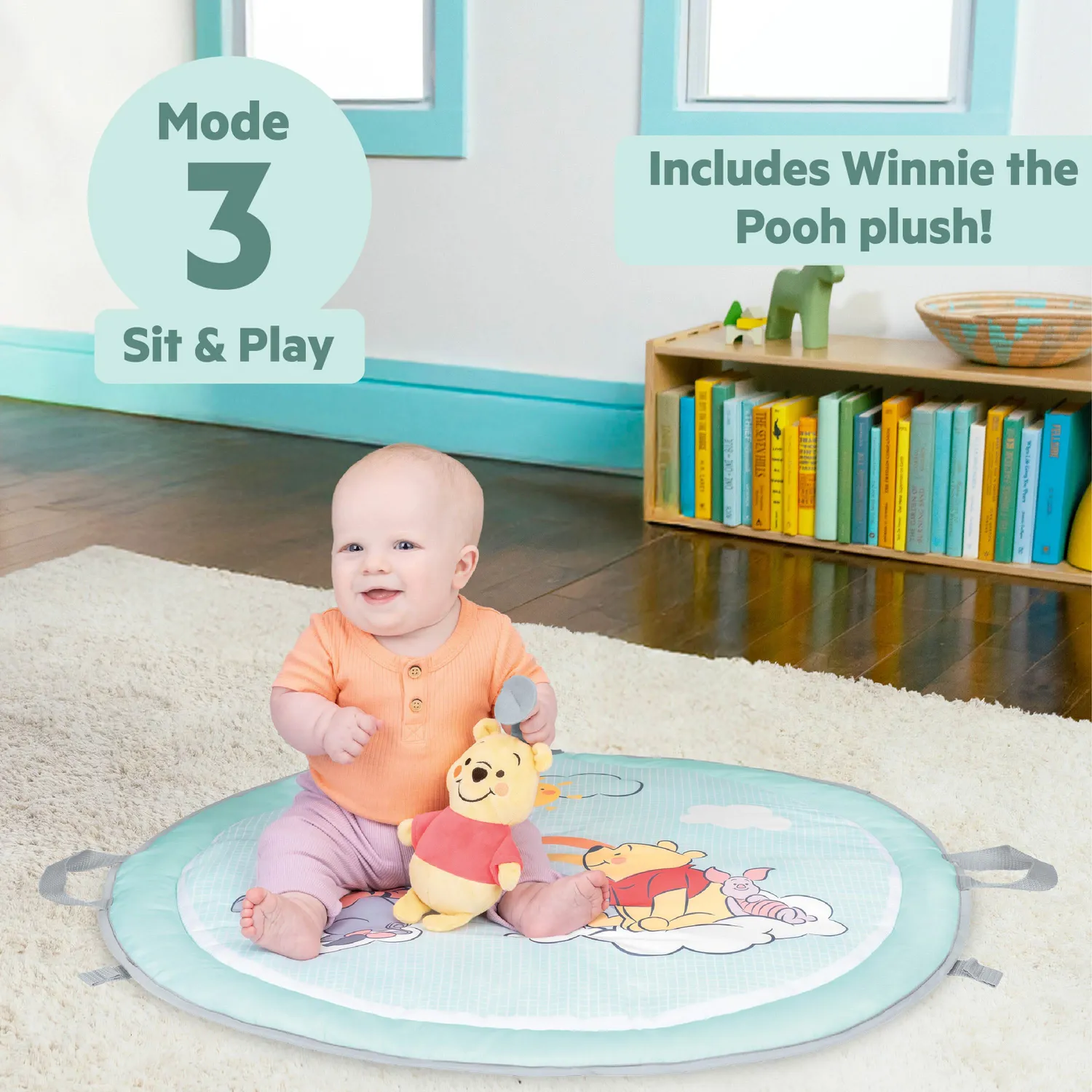 Bright Starts Disney Baby Winnie Pooh Spieldecke Hunny Hangout