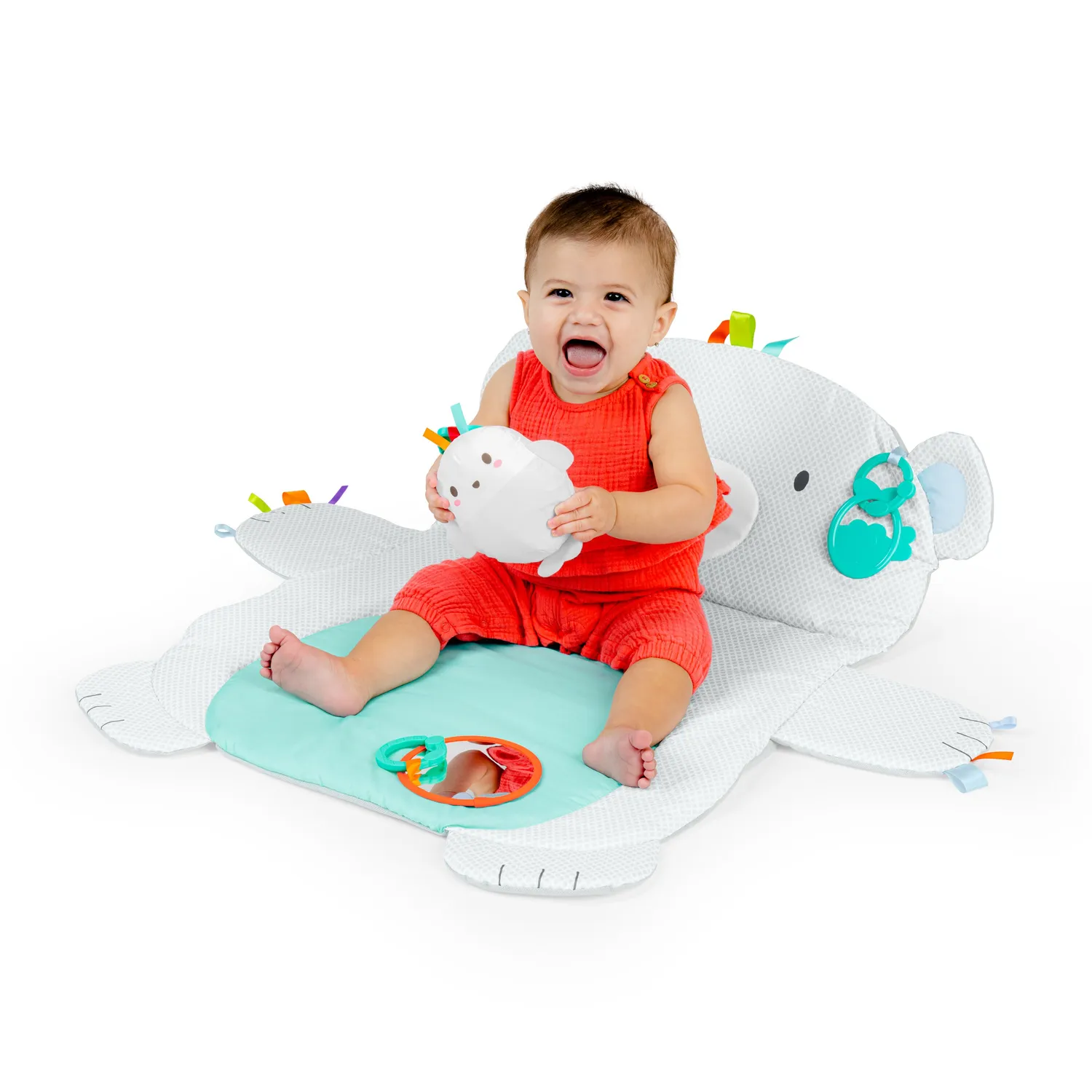 Bright Starts Tummy Time Prop & Play Spielmatte Eisbär