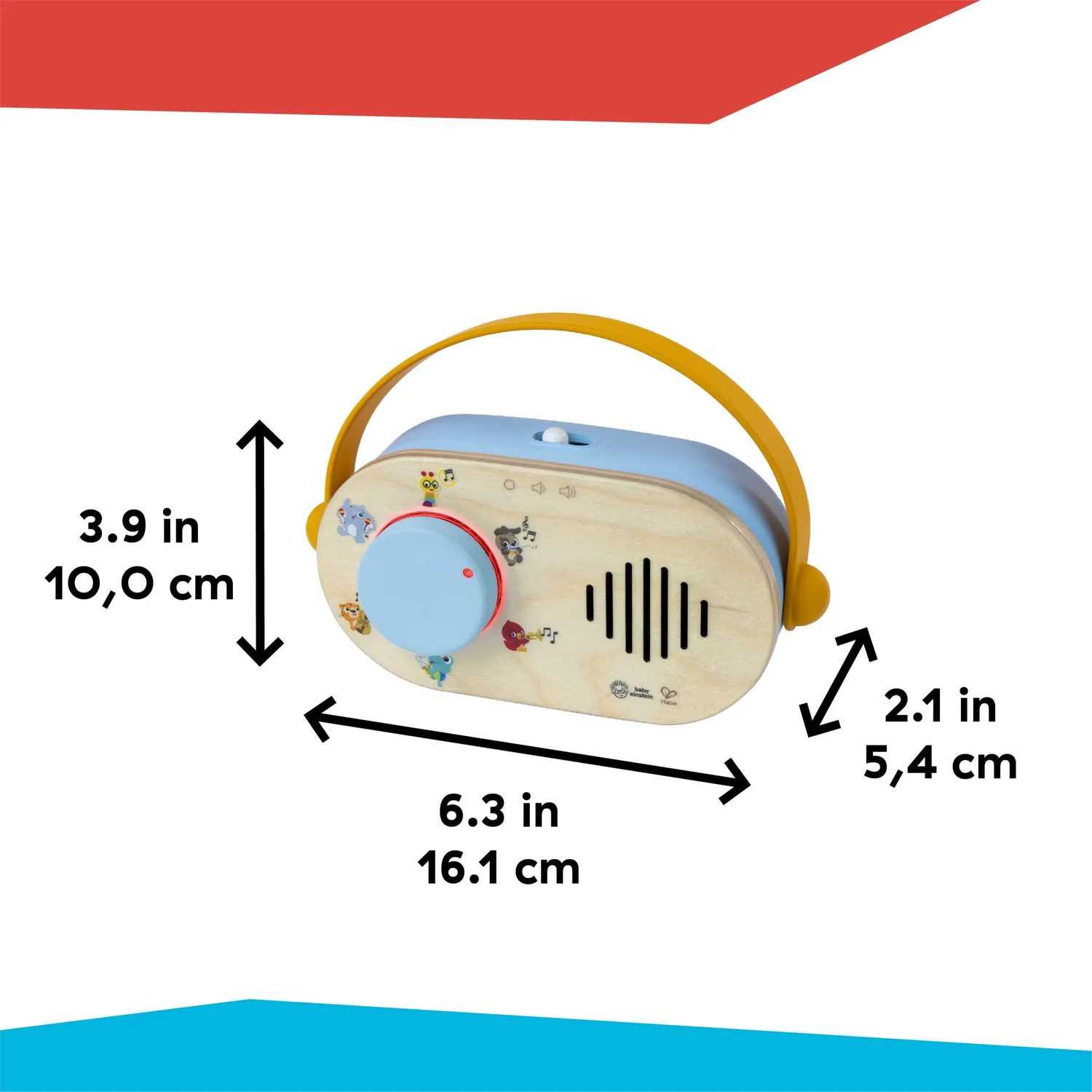 Baby Einstein Discovery Radio Musikspielzeug Holz