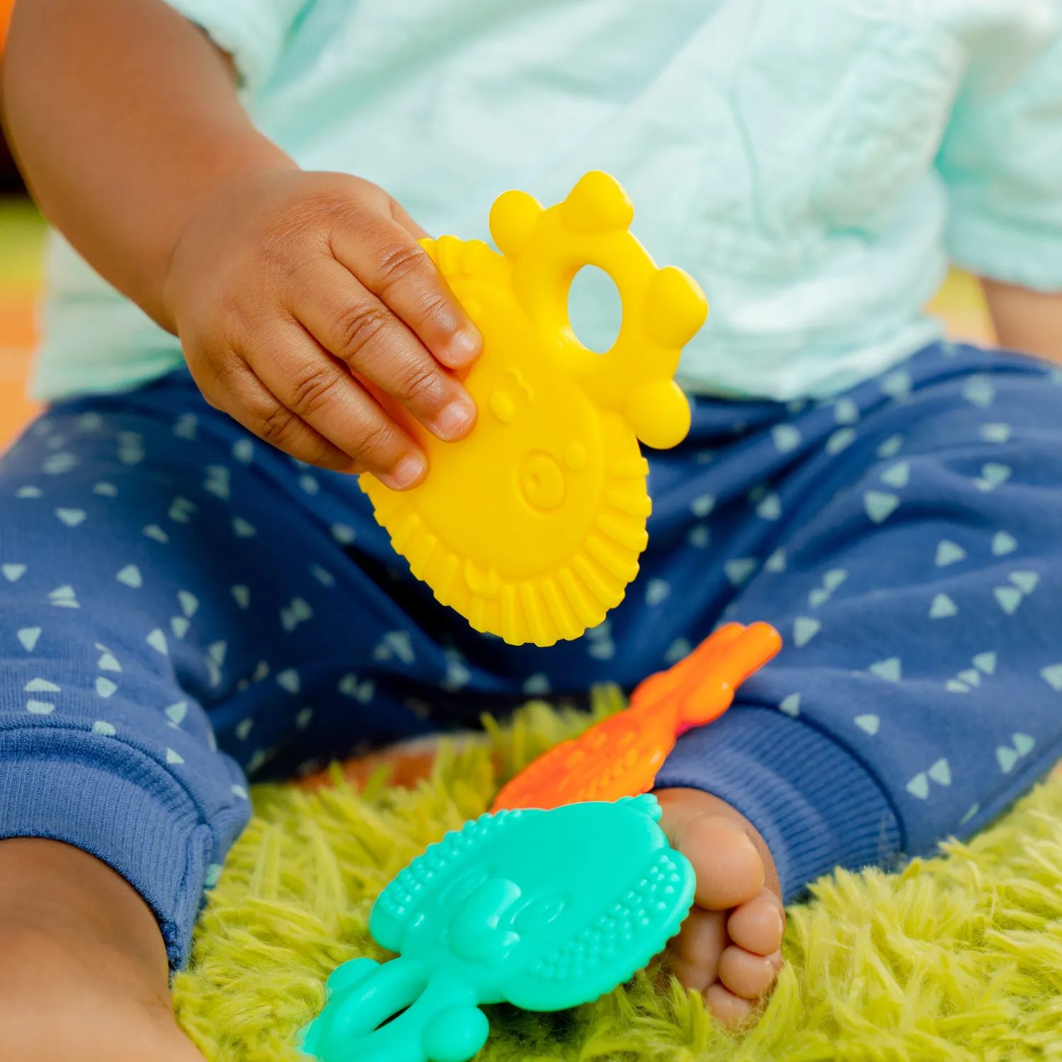 Bright Starts Gummy Buddies Beißringe 3er-Pack Tiere