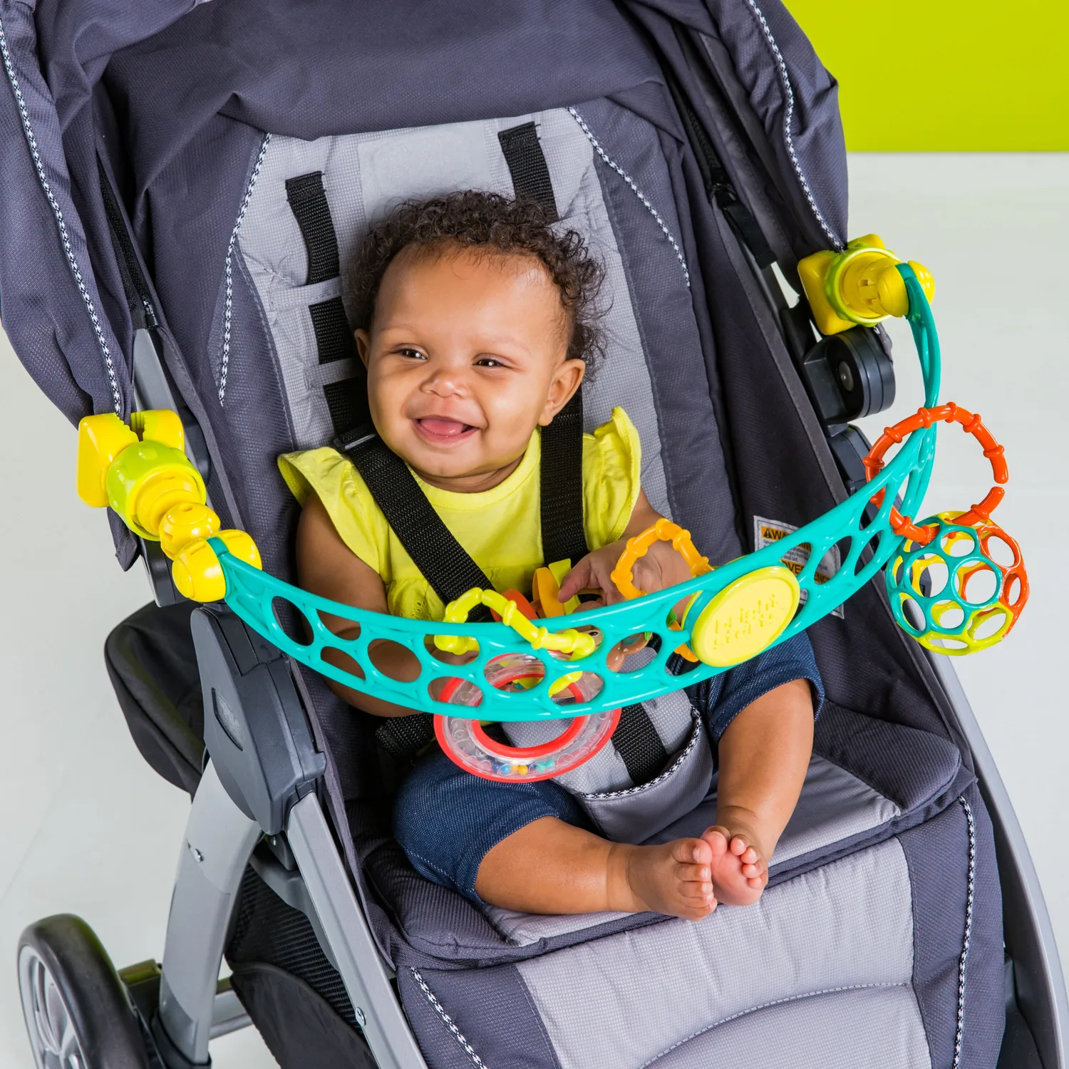 Bright Starts Oball Flex n Go Spielbogen Affe verstellbar