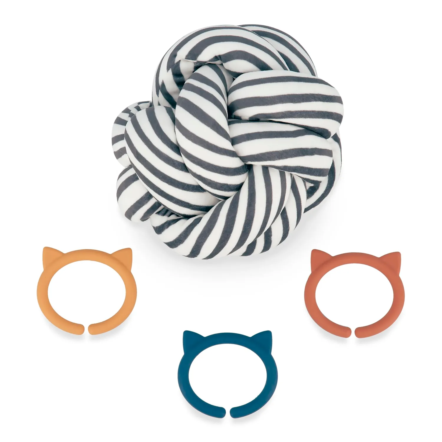 Kaloo Stimuli Greifball Sensorikball 16 cm + 3 Beißringe waschbar