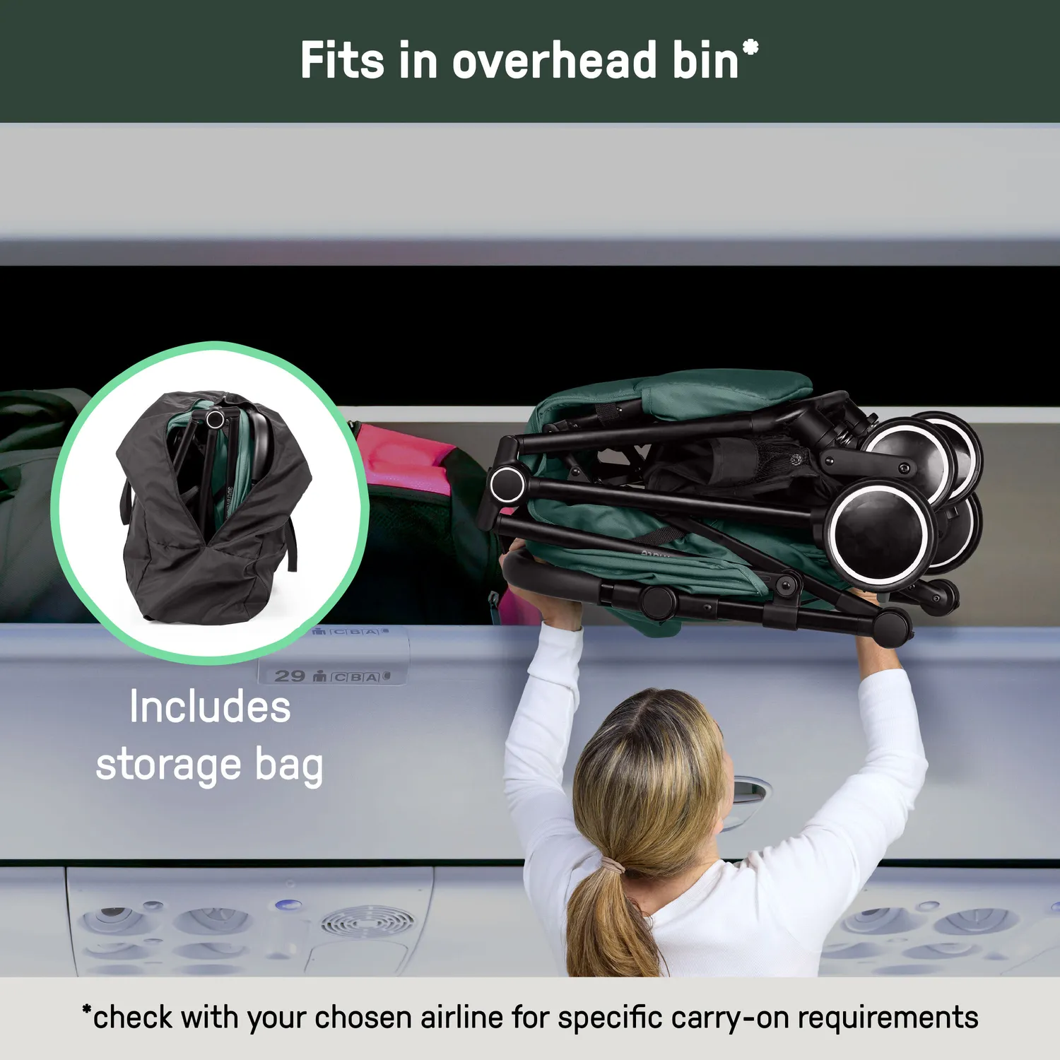 Ingenuity 3D Travelmate Pro Reisebuggy mit Trittbrett kompakt