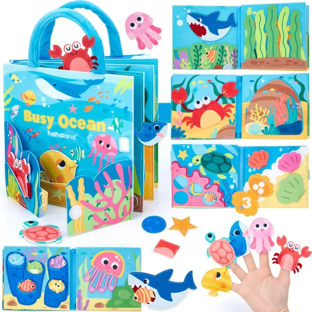 hahaland Ocean Busy Book Quiet Book Filz Ozean