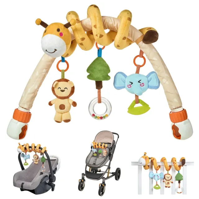 TUMAMA TM333 2-in-1 Spielbogen Spirale Giraffe