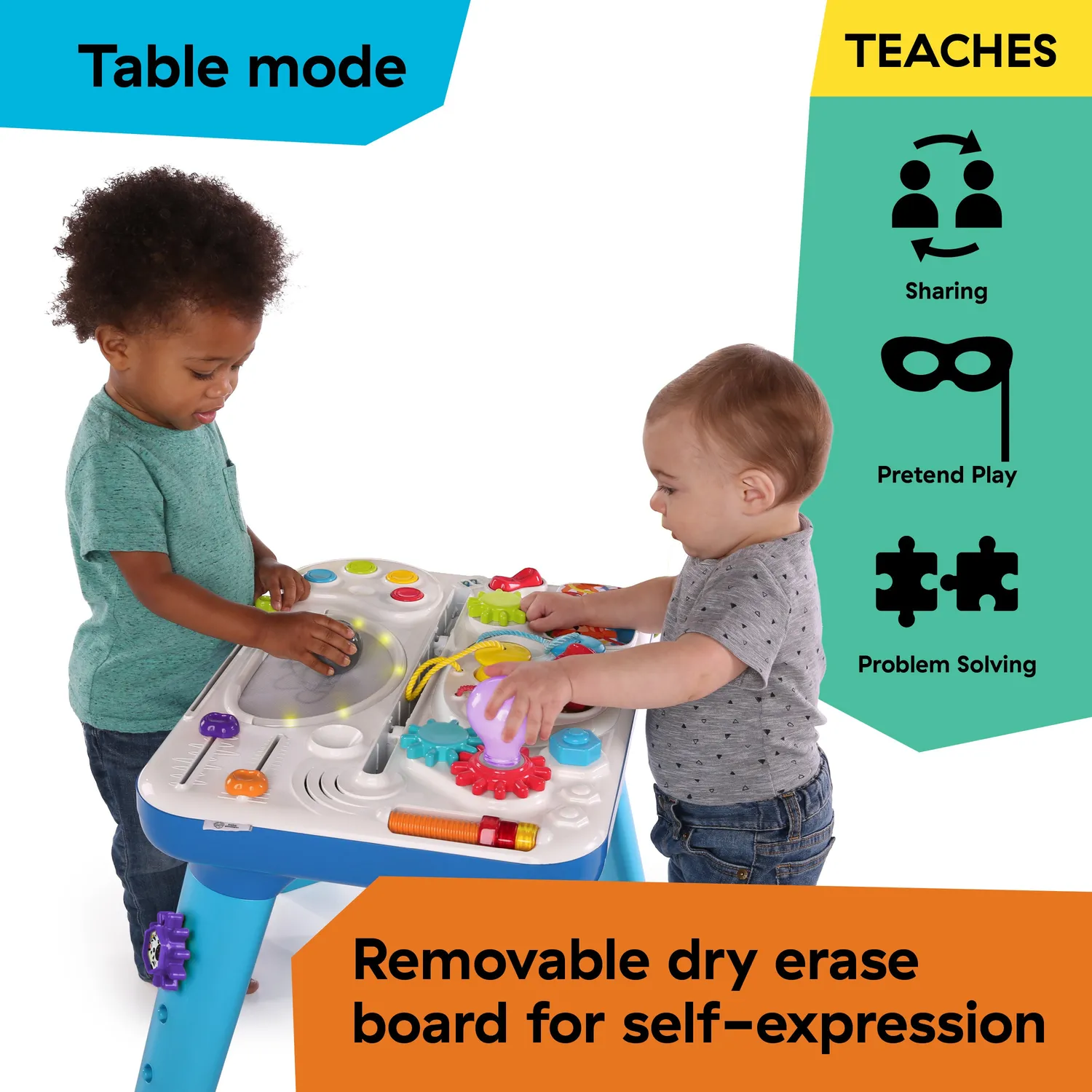 Baby Einstein Curiosity Table Spieltisch STEAM 2-seitig