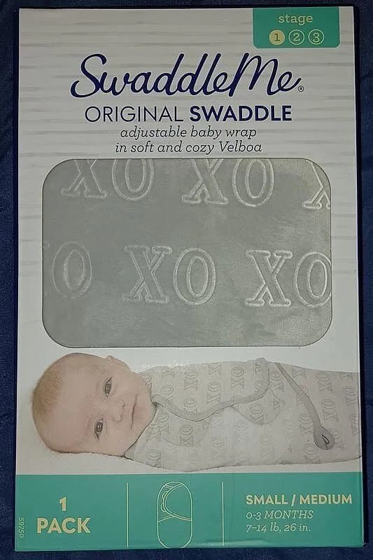 SwaddleMe Original Pucktuch Baumwolle Hugs & Kisses