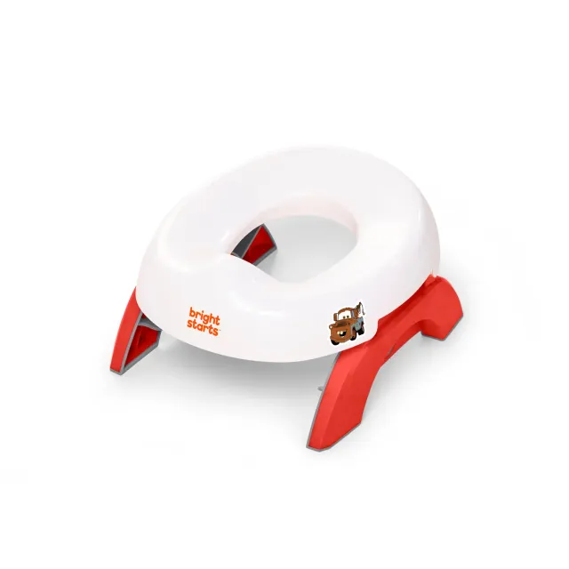 Bright Starts Cars 2-in-1 My Travel Potty Reisetöpfchen Rot