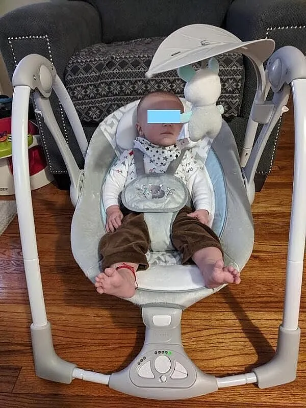Ingenuity ConvertMe Raylan Babyschaukel 2-in-1 grau
