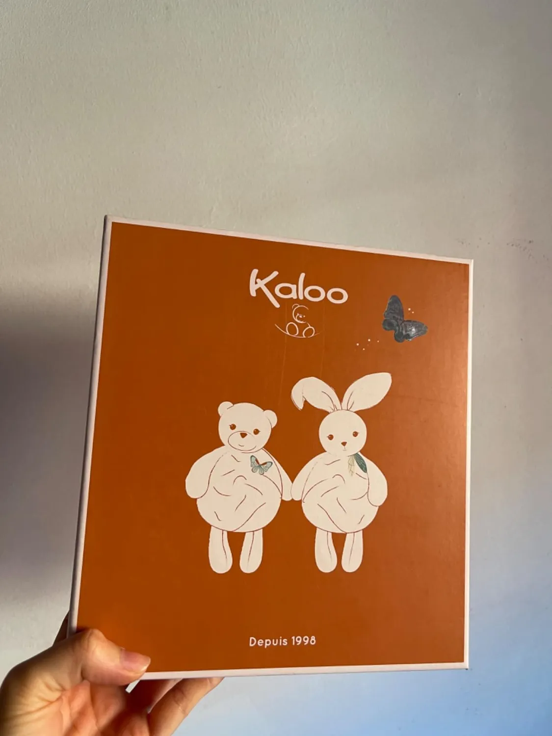 Kaloo Plume Trösterchen-Bär Schmusetuch Grün 26 cm weich