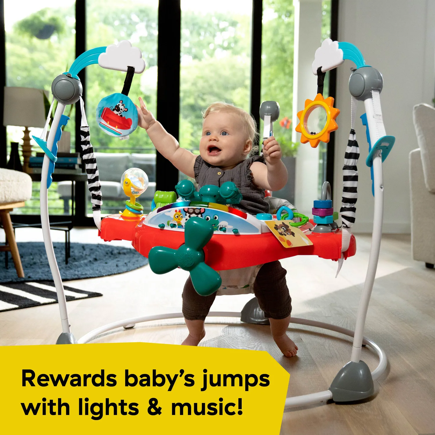 Baby Einstein Ocean Explorers Airplane Adventure Jumper mit Licht