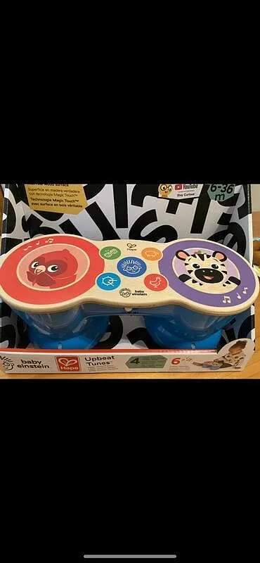 Baby Einstein Upbeat Tunes Holztrommel Magic Touch ab 6 Monate