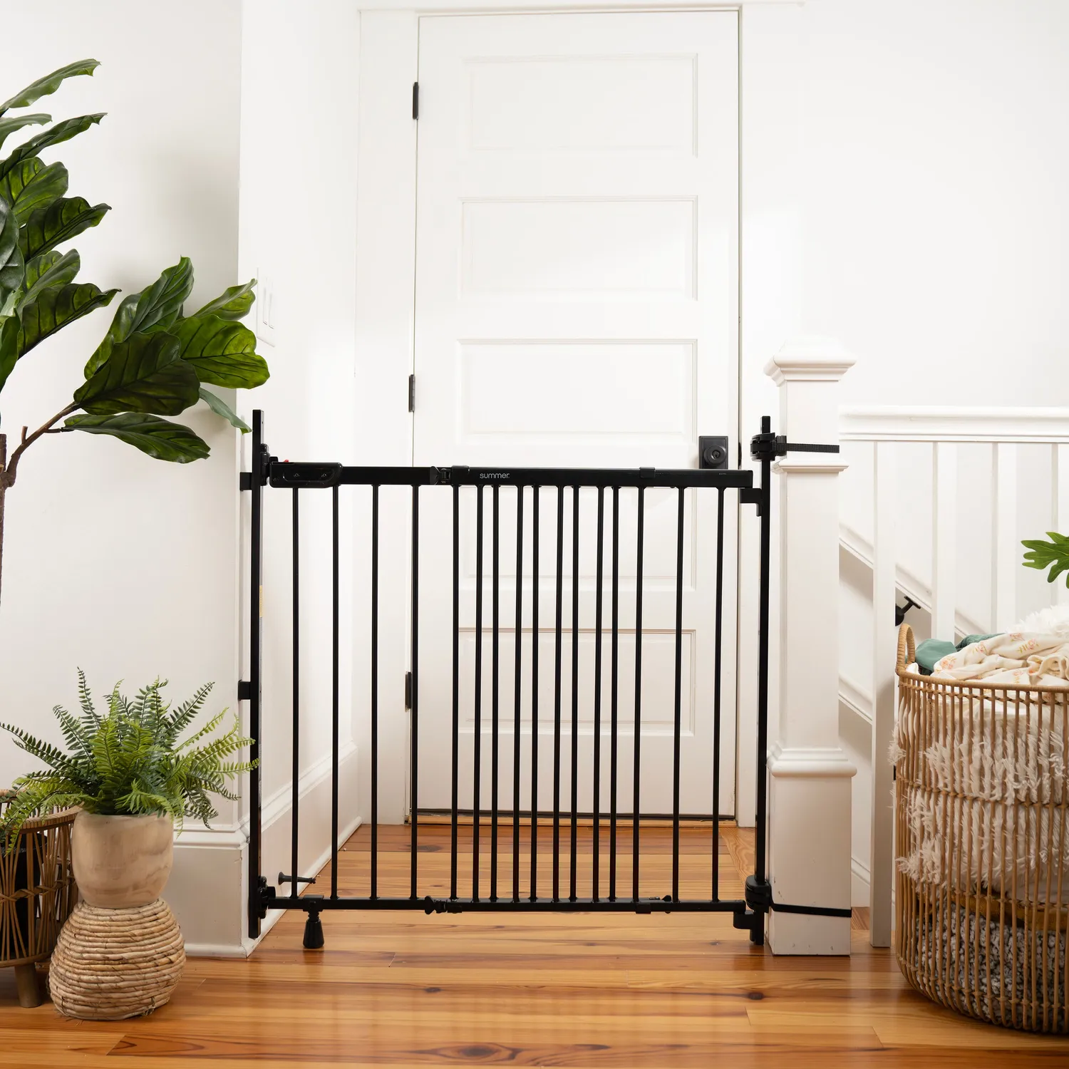 Summer Stairway+ 46W Treppenschutzgitter Schwarz 79-117 cm