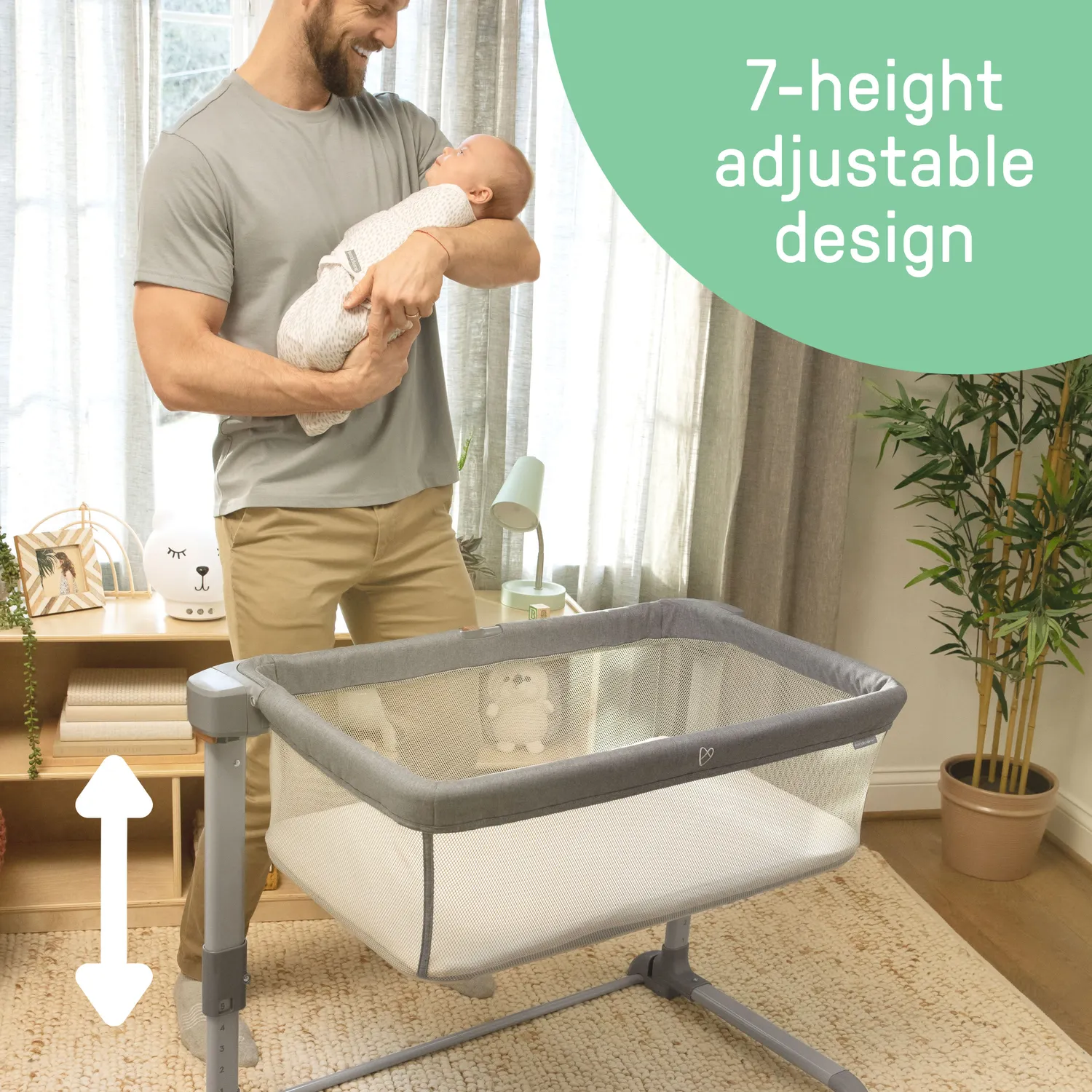 SwaddleMe Beginnings Bassinet Select Beistellbett verstellbar