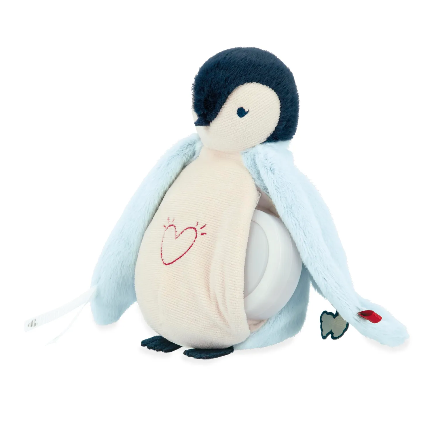 Kaloo Complices K212010 Nachtlicht Plüsch Pinguin Blau 20 cm