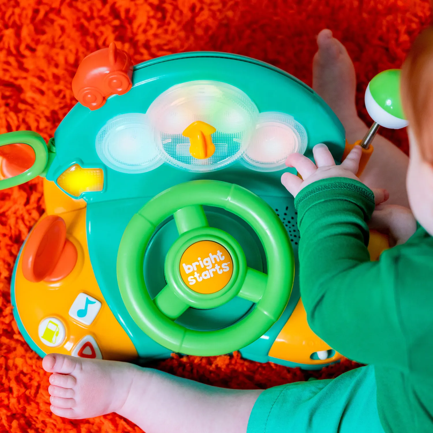 Bright Starts Lights Colors Driver Lenkrad Spielzeug Musik