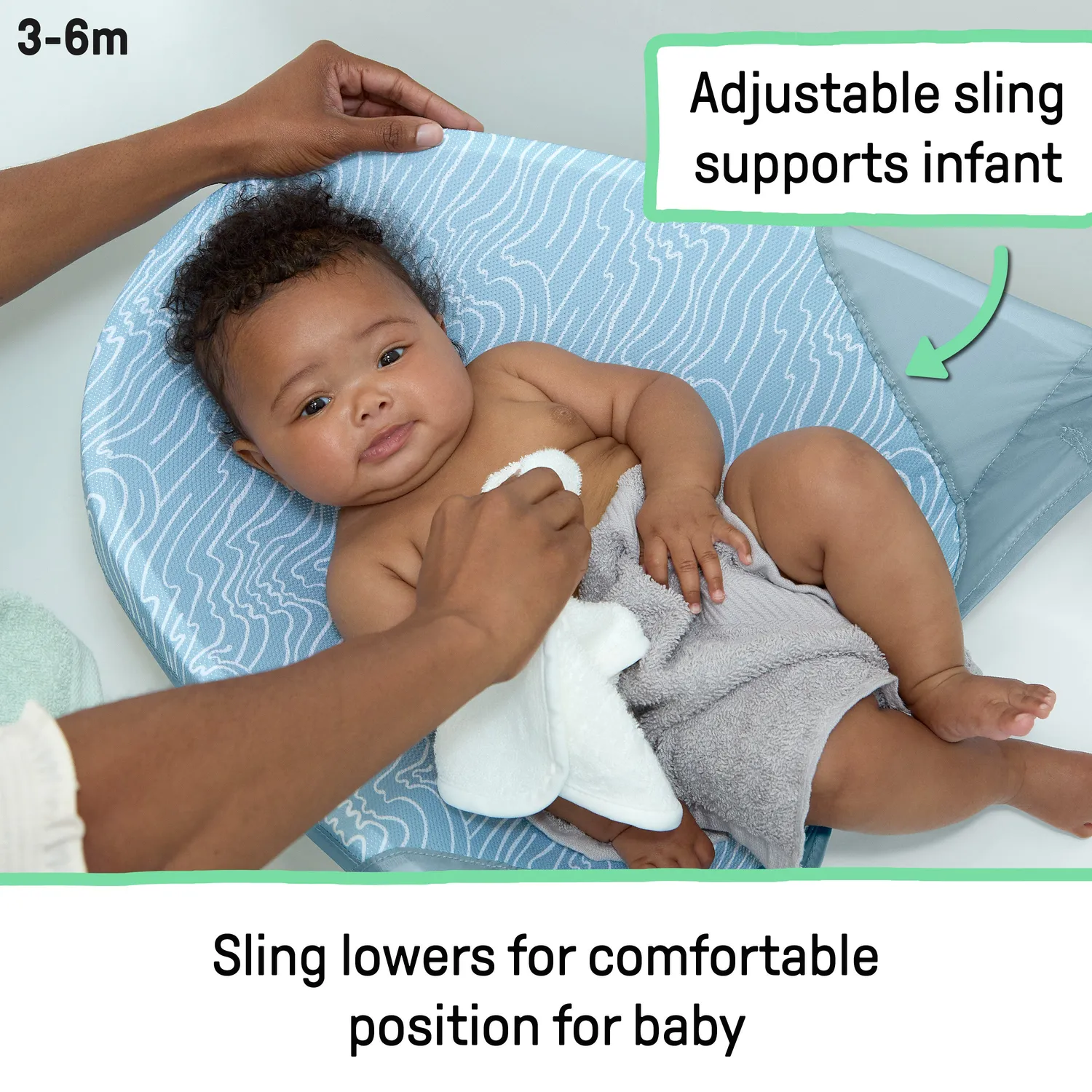 Ingenuity Full Comfort 3-in-1 Babybadewanne mit Einsatz