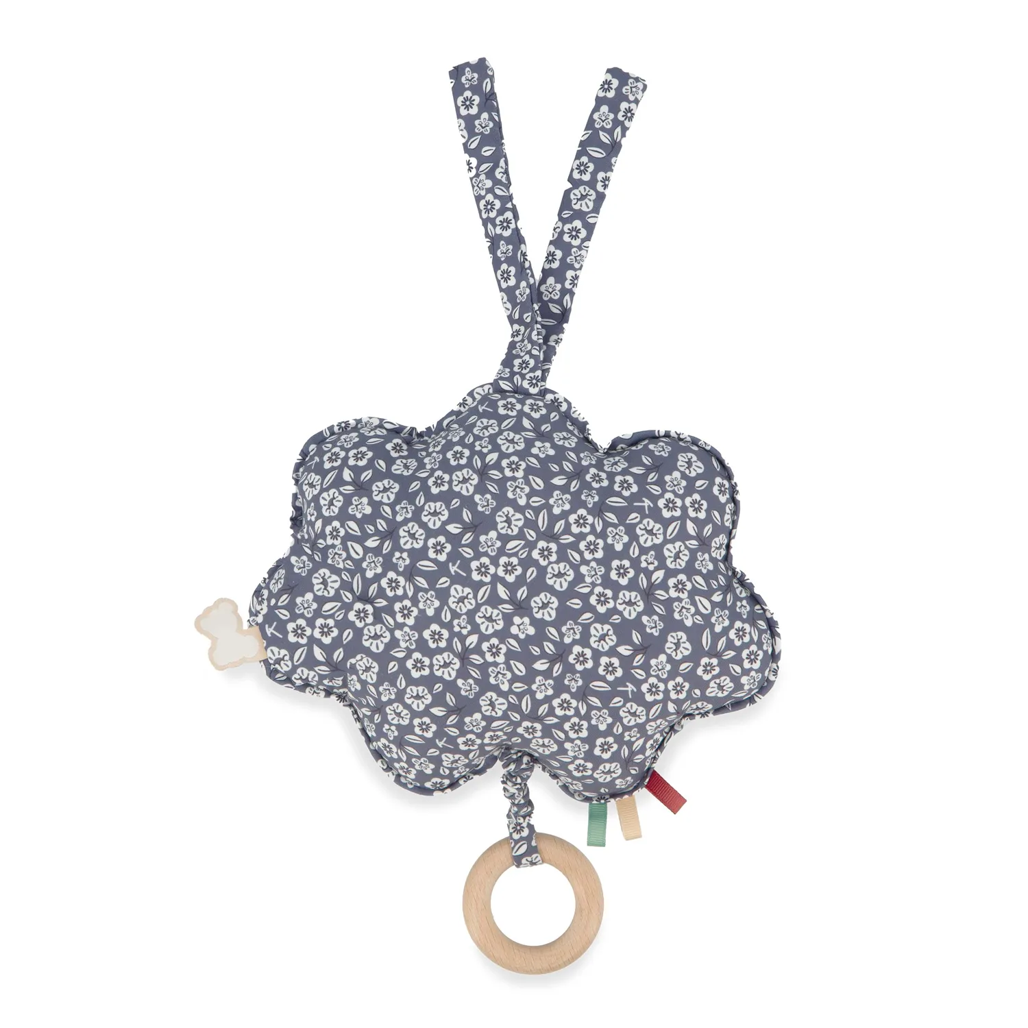 Kaloo Petites Chansons Spieluhr Kissen Stern Blau 20x15 cm