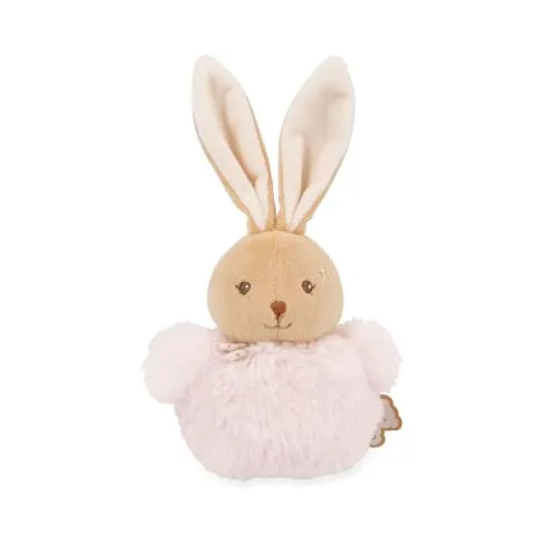 Kaloo Stimuli Pompon Hase Plüsch rosa 12 cm mit Halstuch