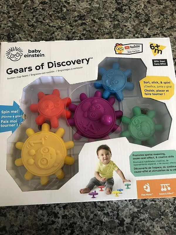 Baby Einstein Gears of Discovery Badespielzeug 5-tlg Saugnapf