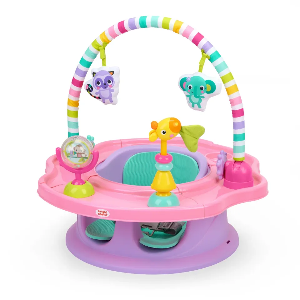 Bright Starts SuperSeat 3-in-1 Babysitz Pink Paradise 6M+