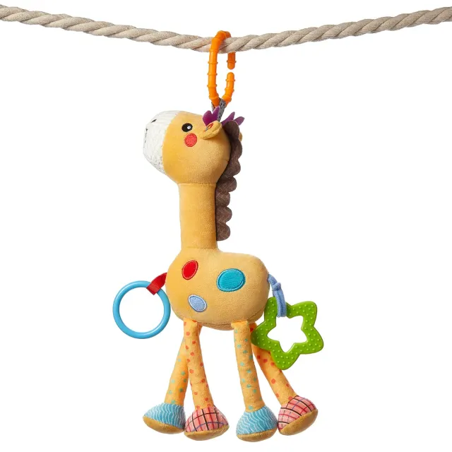 TUMAMA Giraffe Anhängerspielzeug Beissring Rassel