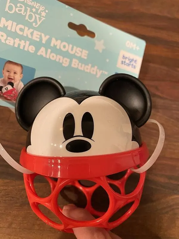 Disney Baby Mickey Oball Rassel Greifspielzeug Rot