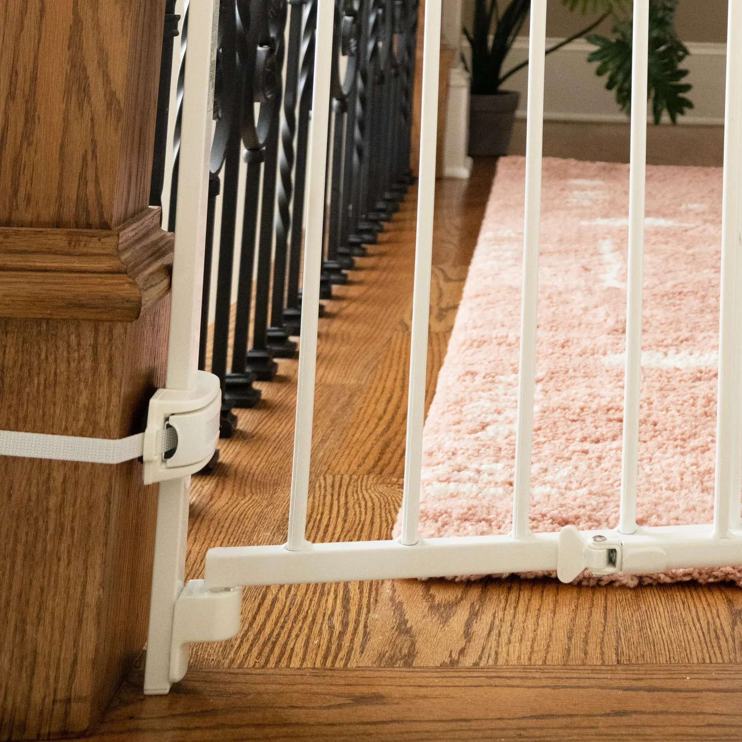 Summer Stairway+ 46W Treppenschutzgitter Weiß 79-117 cm