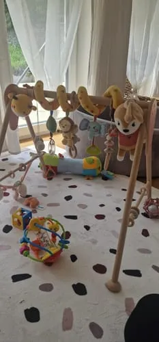 TUMAMA TM333 2-in-1 Spielbogen Spirale Giraffe