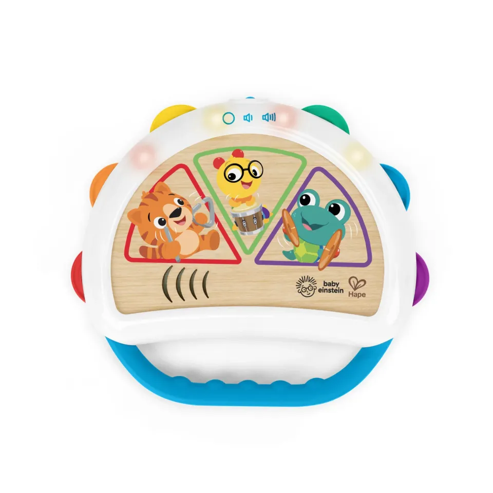 Baby Einstein Hape Tap & Shake Magic Touch Tamburin Holz ab 6 Monaten