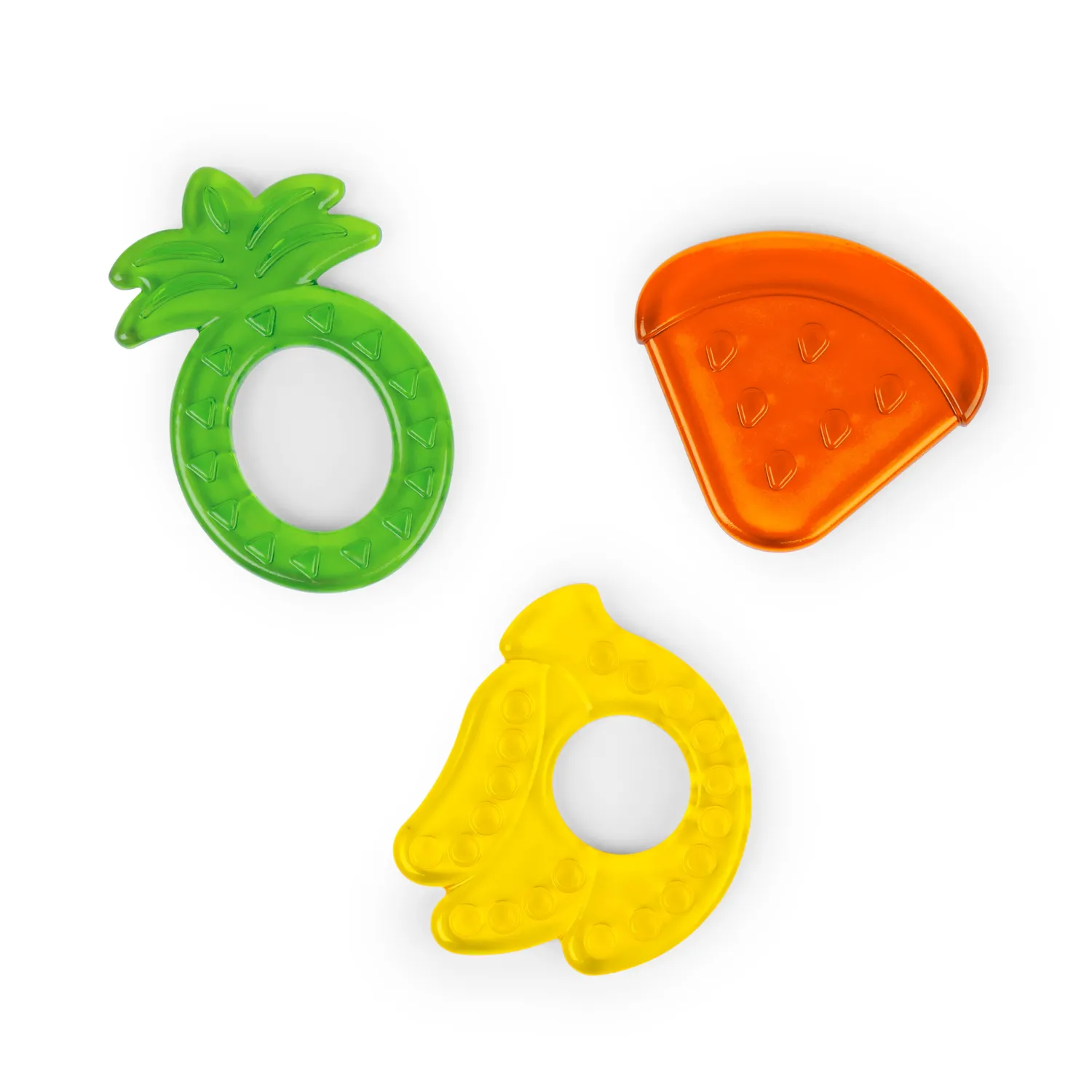 Bright Starts Juicy Chews Beißring Obst 3er Pack ab 3 Monate
