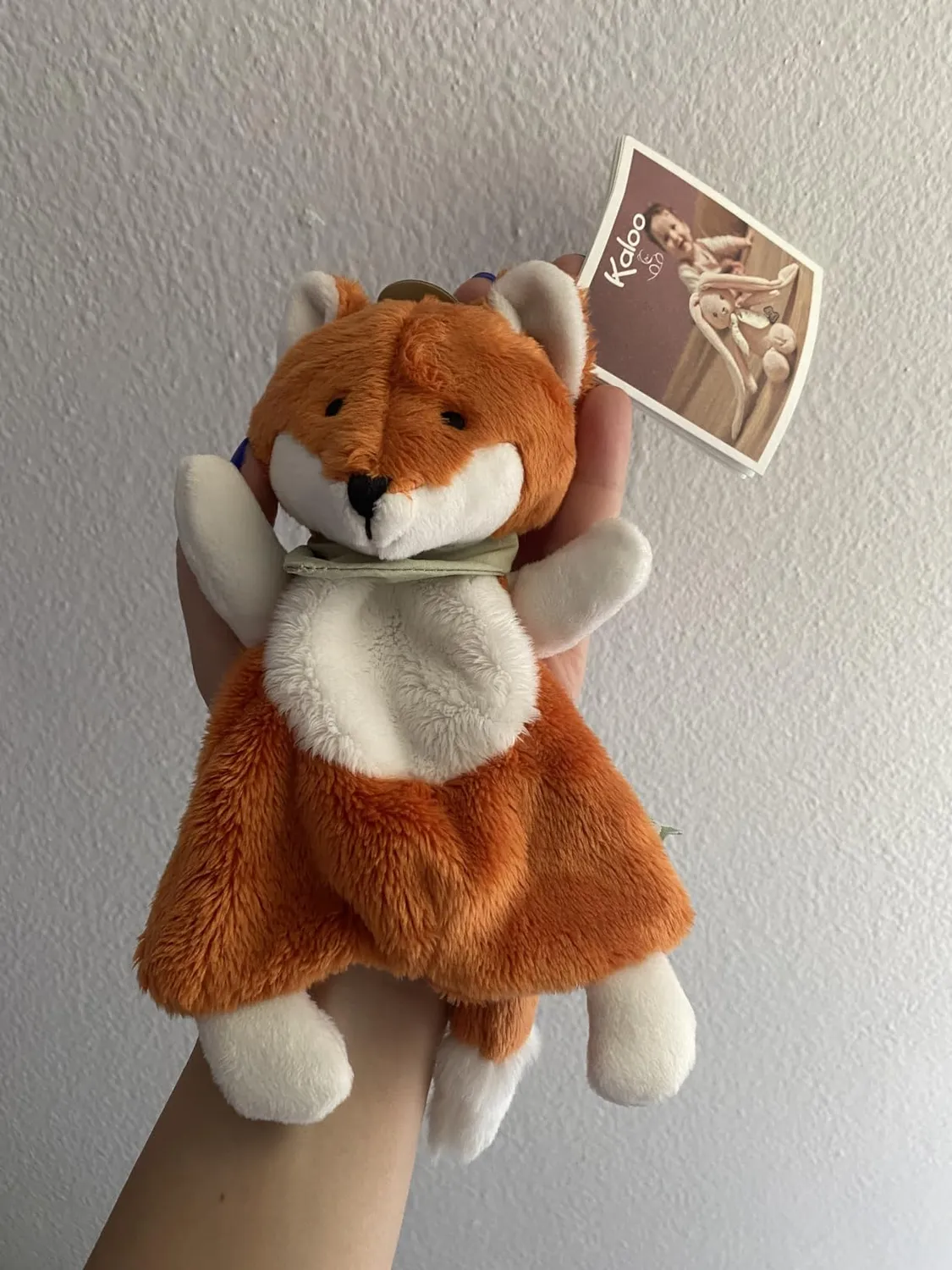 Kaloo Les Amis Papaye Tiger Schmusetuch 18 cm