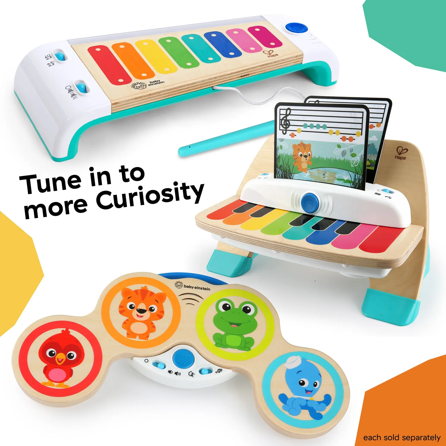 Baby Einstein Magic Touch Drums Trommel Holz