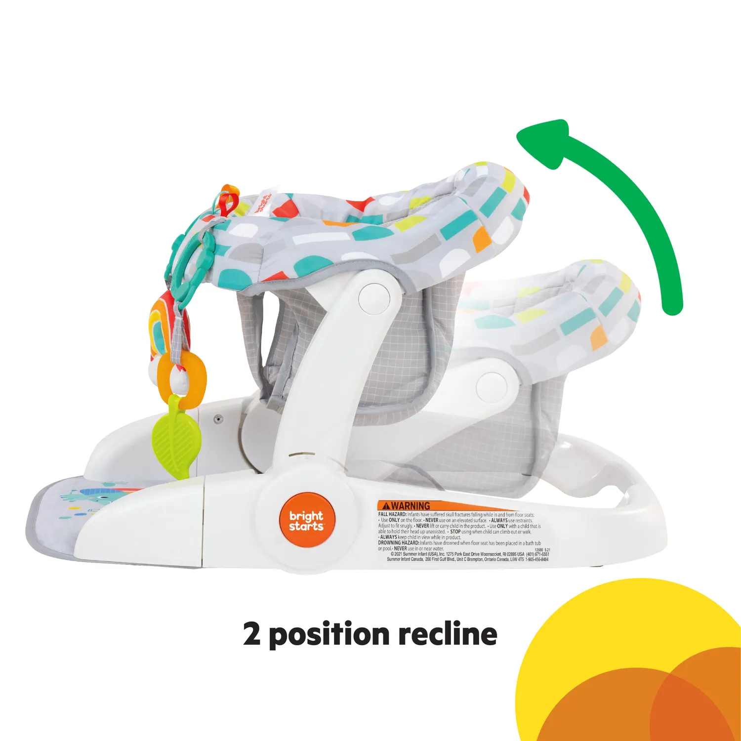 Bright Starts Learn-to-Sit Bodensitz Playful Paradise