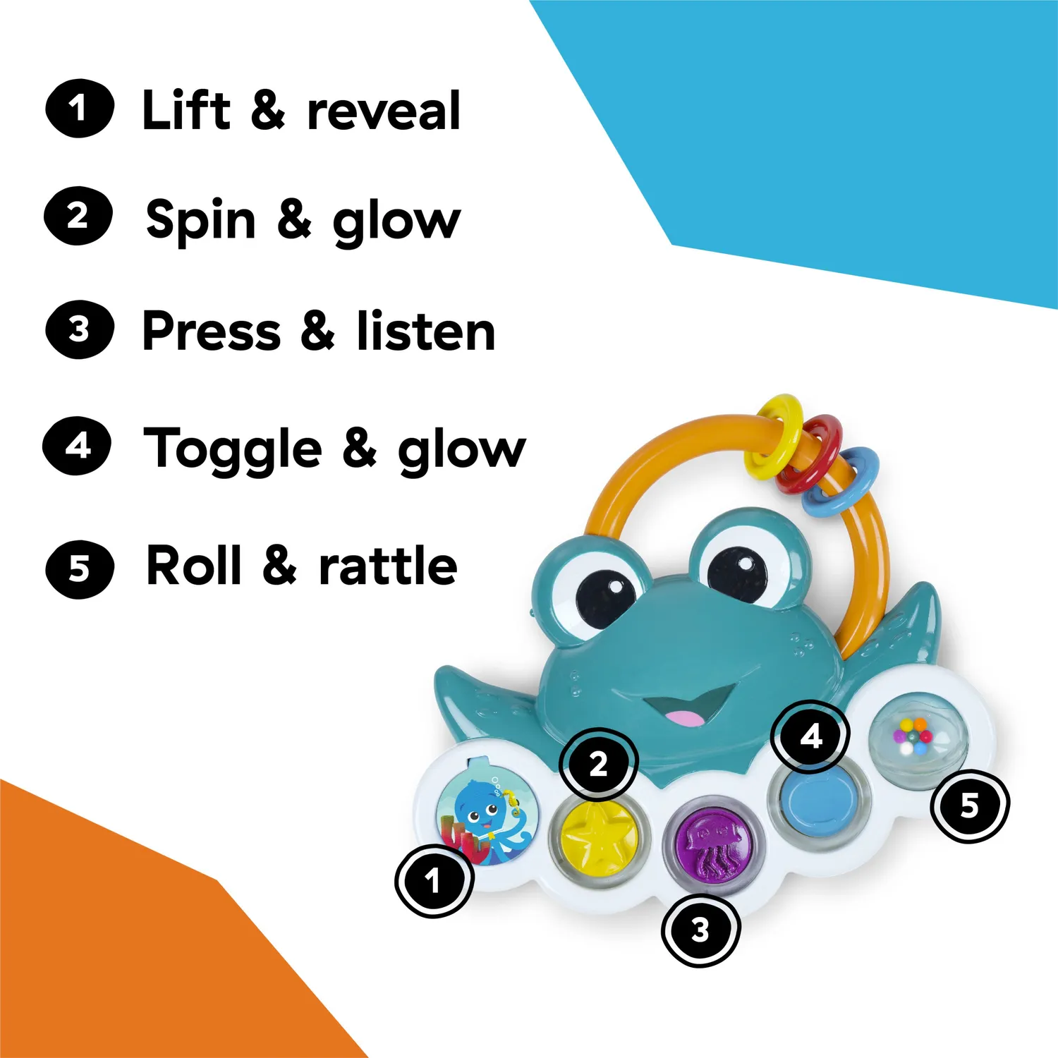 Baby Einstein Ocean Explorers Neptunes Busy Bubbles Sensorikspielzeug
