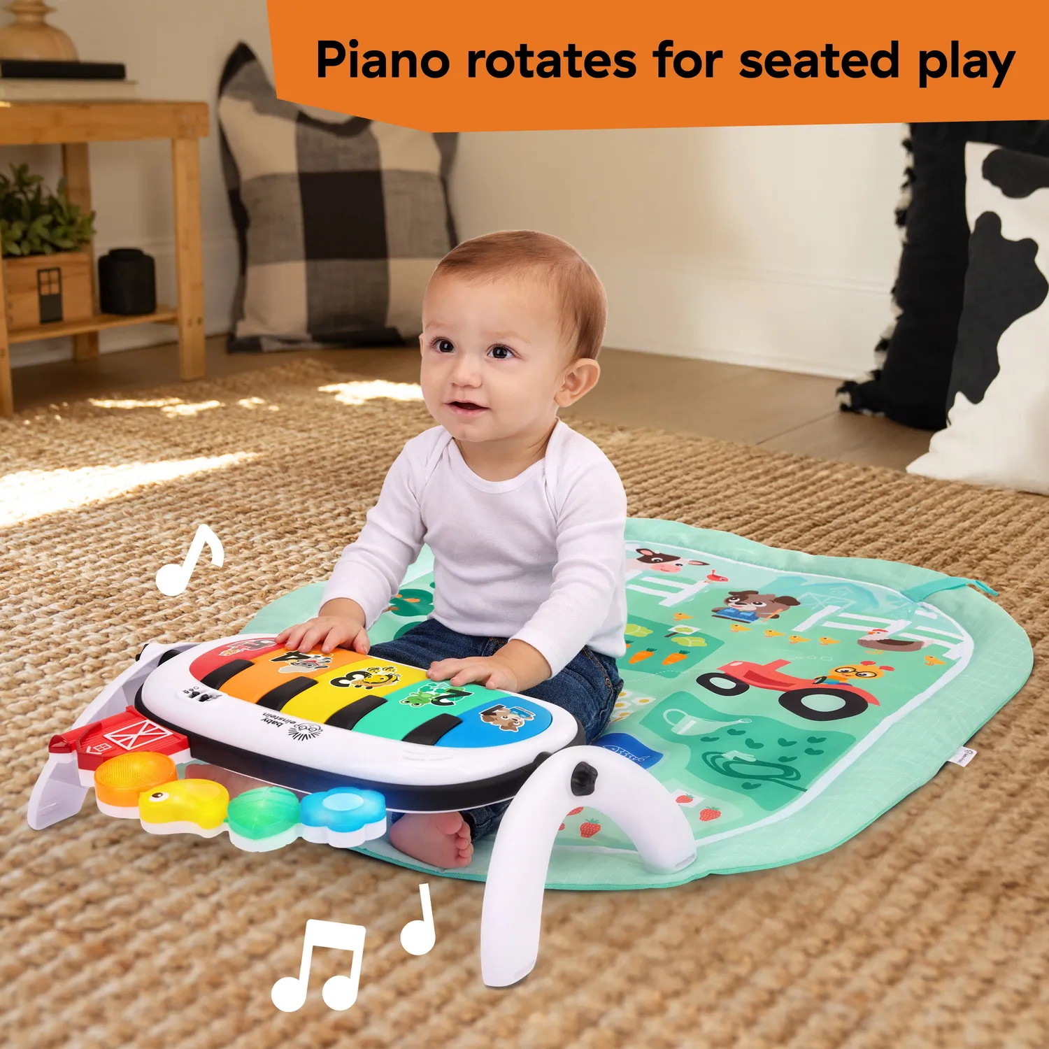 Baby Einstein Farm Explorers Spieldecke mit Piano